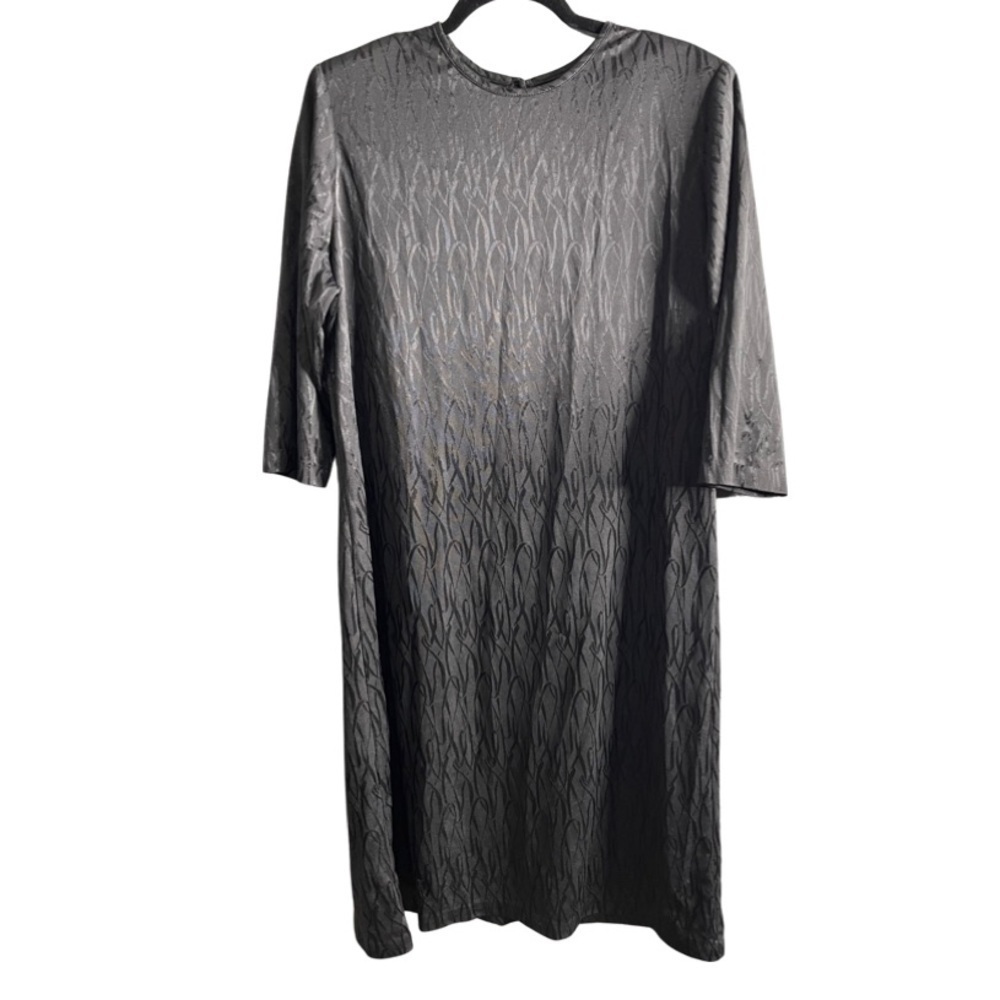 Anthony Richards Vintage 100% Polyester A-line unlined swirl pattern dress/ 14
